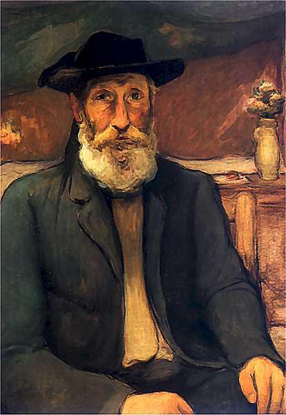 Wladyslaw slewinski Self-portrait in Bretonian hat oil painting image